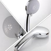 RRP £40 Set of 5 x Shower Head Adjustable Hand Shower Universal Shower Spray for Shower Bath