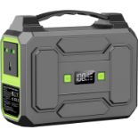 RRP £99 SinKeu Portable Power Station 100W 27000mAh/99Wh Solar Generator with 230V UK AC Outlet/QC