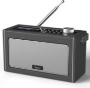 RRP £69.99 DAB Radio Portable, DAB / DAB Plus Radio, FM Radio, Portable Bluetooth Speaker, Digital