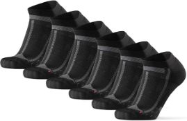 RRP £27.95 DANISH ENDURANCE Cushioned Ankle Running Socks for Long Distances, Anti-Blister, Men &