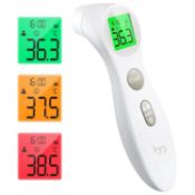RRP £360, Set of 20 x Femometer Forehead Thermometer for Adults Kids, Non Contact Infrared