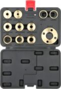 RRP £27.99 Ladieshow Router Guide Bush Set 11pcs/Set Router Bushing Set, Brass Template Router