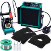 RRP £64.99 YIHUA 948DQ-III 2-IN-1 Solder Fume Extractor Fan 110W Soldering Station Kit Smoke Remover