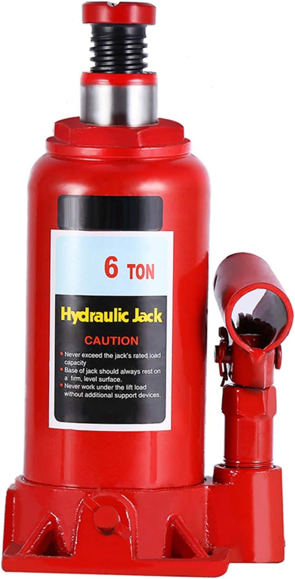6T Heavy Duty Hydraulic Bottle Jack, Double Ram Bottle Jack Hydraulic Welded Bottle Jack Lifting