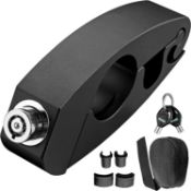 RRP £21.99 EYPINS Motorcycle Handlebar Lock Aluminum Alloy Grip Lock Scooter Brake Clutch Security