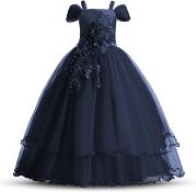 RRP £150, Collection (6 pieces) of TTYAOVO Girls Embroidery Princess Dress Party Pageant Vintage