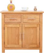 RRP £215 AERATI OAK Sideboard Cabinet Kitchen Buffet Cabinet with Storage Classic Sideboard Buffet