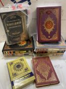 Collection of Books, Islamic Books, The Holy Quran, 9 Pieces