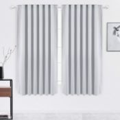 RRP £29.99 FLOWEROOM Blackout Curtains for Bedroom - Thermal Insulated Rod Pocket Window Curtains