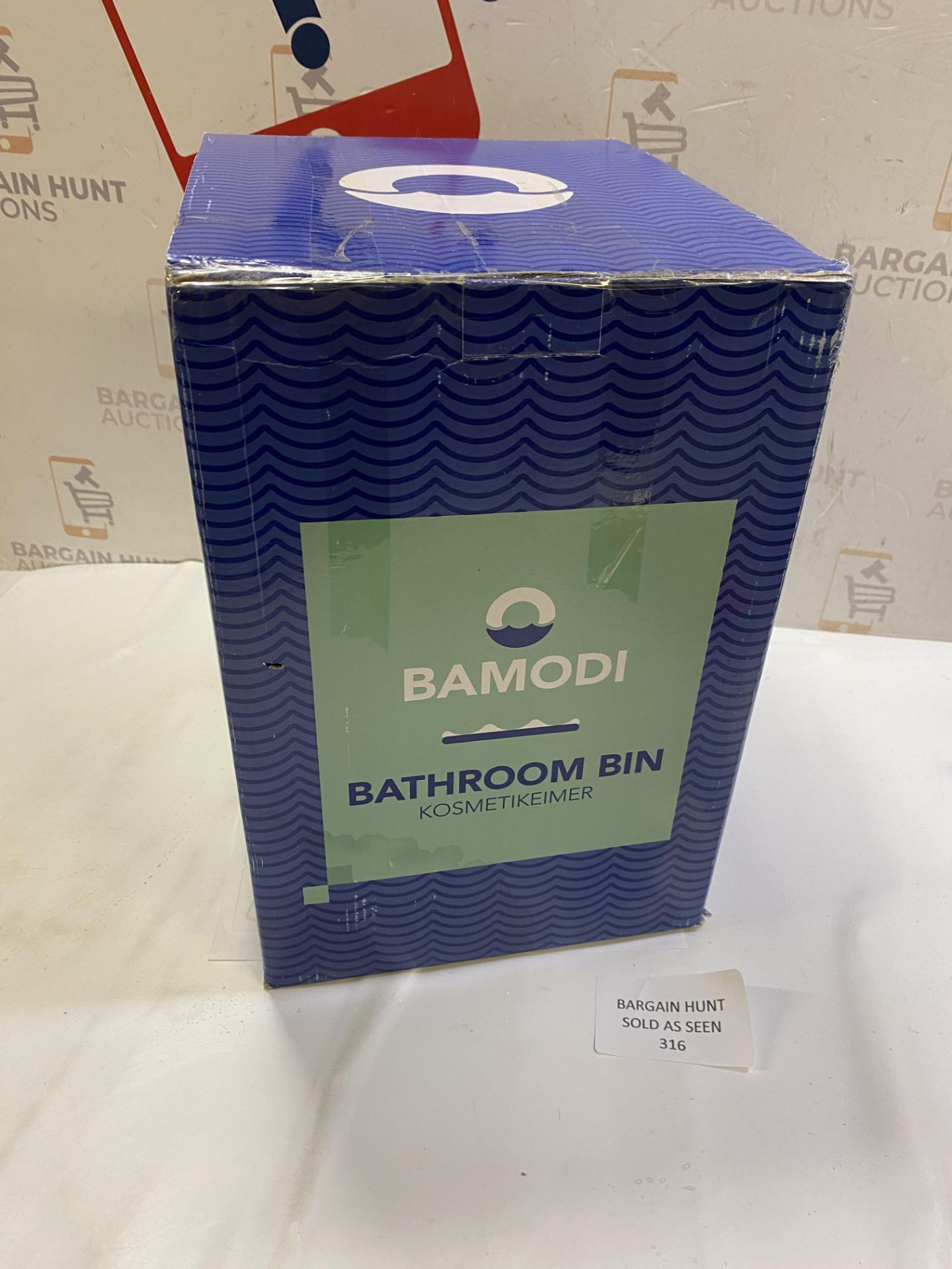 RRP £33.99 Bamodi | 3L Bathroom Bin – Toilet Bin With Lids – Small Pedal Bin - Image 2 of 2