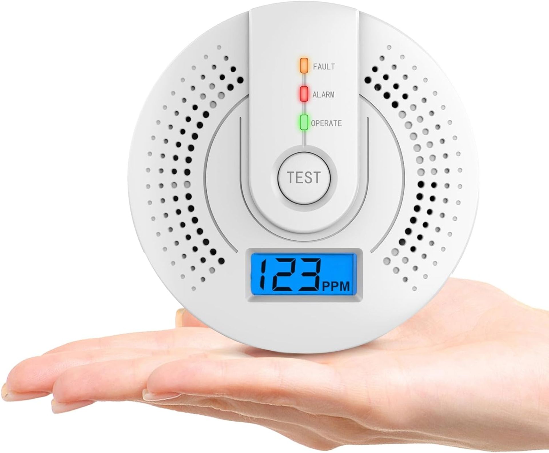 RRP £168 Set of 14 x Carbon Monoxide Detector,Carbon Monoxide Alarm, CO Detector With LED display,