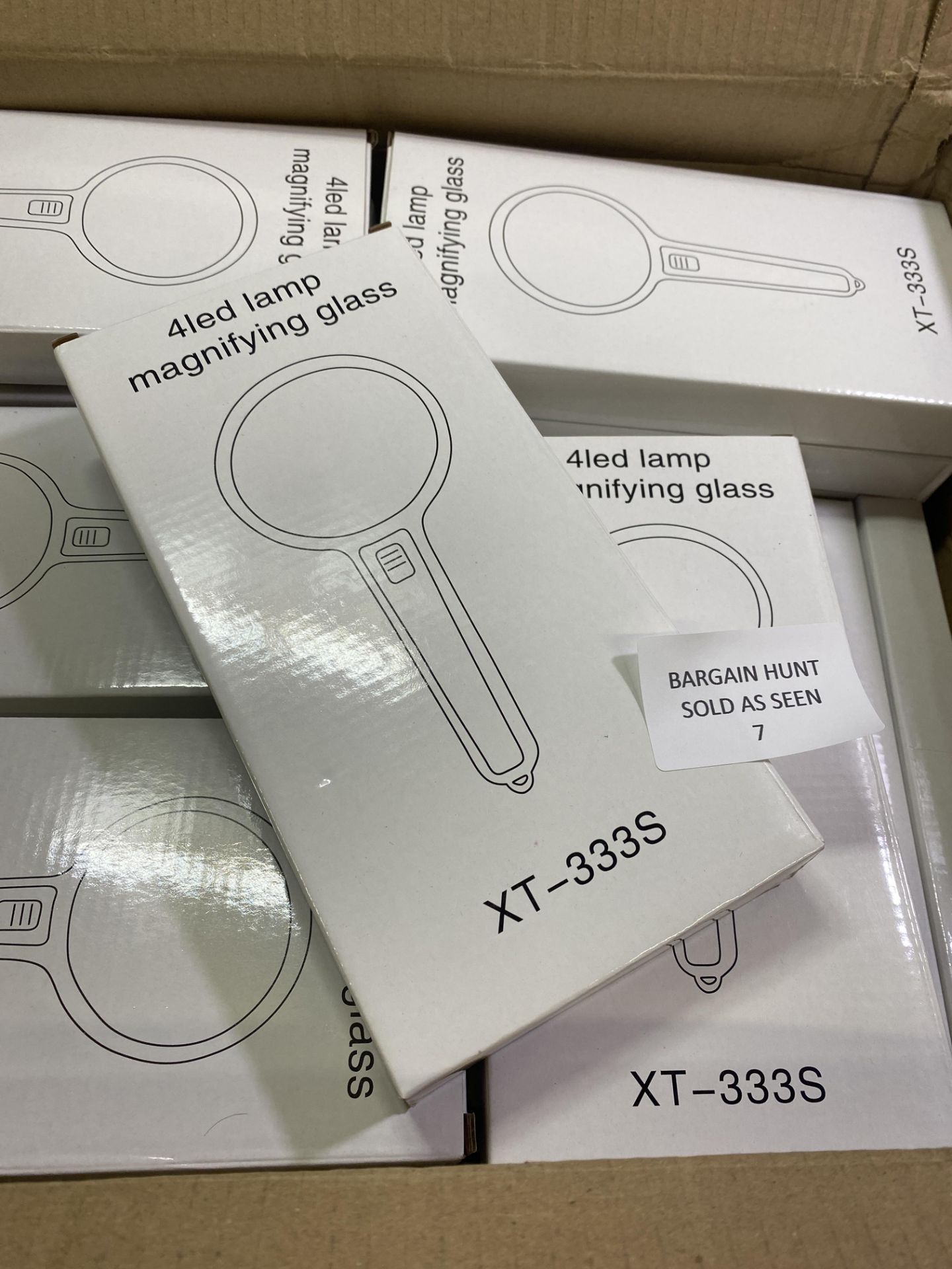 RRP £24, Set of 3 x Magnifying Glasses with Light, 3X 6X Non-Slip Grip Handheld Magnifier with 4 LED - Image 2 of 2