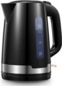 RRP £25.99 Electric Kettles 3000W - FOHERE Fast Boil Kettle - Light Weight Kettle with BPA-Free -