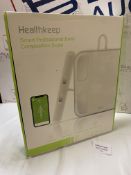 RRP £34.99 HEALTHKEEP Body Fat Scale Bluetooth, Digital Body Weight Bathroom Scale Smart BMI Body