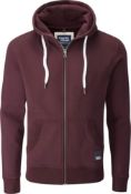 RRP £29.99 Charles Wilson Men's Full Zip Midweight Hoody, Medium