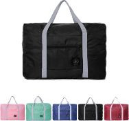 RRP £64 Set of 8 x Large Capacity Travel Duffel Tote Bag, Portable Luggage Foldable Storage Bag