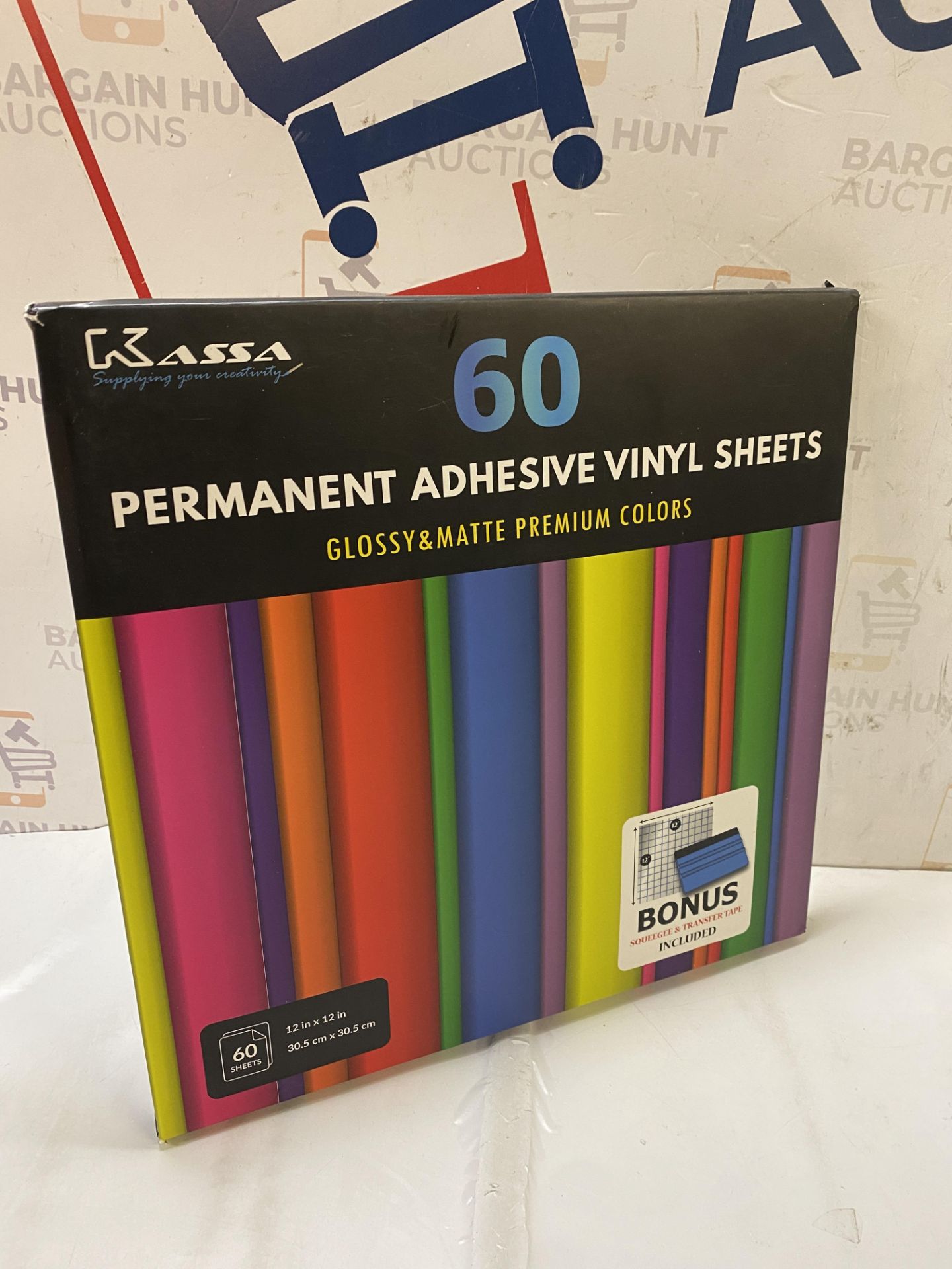 RRP £20.99 Kassa Permanent Adhesive Vinyl Sheets - Bundle of Assorted Colors (Matte & Glossy) - - Image 2 of 2