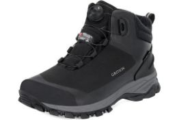 RRP £74.99 GRITION Men Waterpoof Hiking Boots, Comfort Walking Boots Outdoor Insulation Cotton