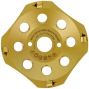 RRP £64.99 PRODIAMANT PKD Diamond Cup Wheel 125 mm x 22.2 mm 4 Segments Diamond Cup Wheel 125 mm