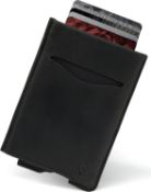 RRP £180 Set of 10 x AKIELO RFID Blocking Card Wallet and Gift Box – Stylish Leather Card Holder –