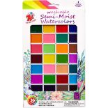 RRP £100, Set of 10 x TBC The Best Crafts Watercolours Paint set (36 Colours Watercolour)