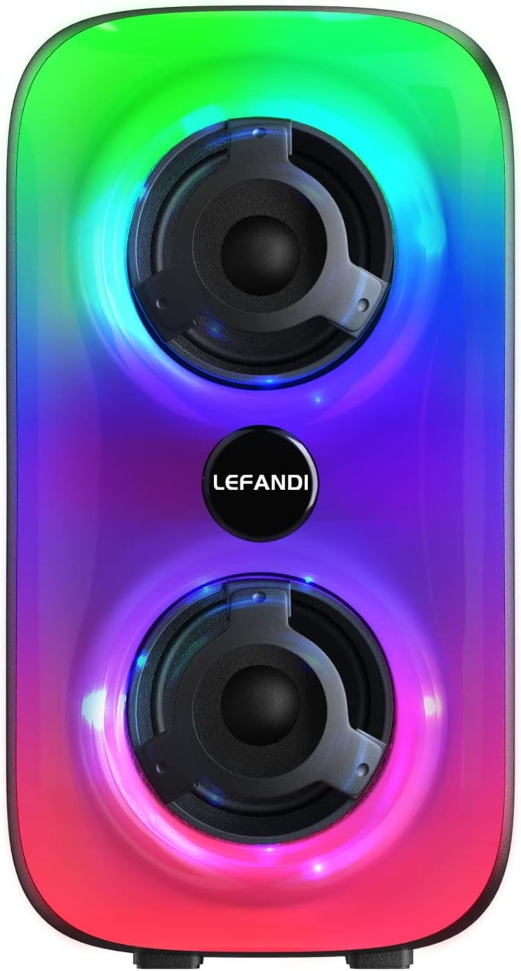 RRP £45.99 LEFANDI Bluetooth Speaker Portable, Wireless Bluetooth 5.0 Speaker with Stereo Sound,