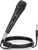 RRP £360 Set of 18 x TONOR Dynamic Karaoke Microphone for Singing with 16.4ft XLR Cable, Metal
