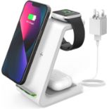 Approx RRP £400, Collection (12 Pieces) of GEEKERA Wireless Charger, 3 in 1 Wireless Charging