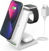 Approx RRP £400, Collection (12 Pieces) of GEEKERA Wireless Charger, 3 in 1 Wireless Charging