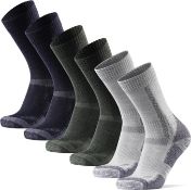 RRP £22.99 DANISH ENDURANCE Outdoor Walking Thermal Socks, Merino Wool, Premium Comfort Hiking Socks
