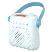 RRP £44.99 i-box Portable IPX5 Shower DAB Radio, Wireless Speaker