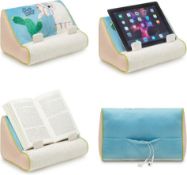 RRP £24.99 Gifts for Readers & Writers Children's iPad Stand | Cuddly Tablet Stand & Book Holder|