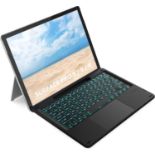 RRP £44.99 Backlight Keyboard with Trackpad for Surface Pro 9/8/X, 7-Color Wireless Bluetooth