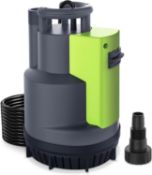 RRP £53.99 VEATON 550W Submersible Water Pump, 11500L/H Automatic/Mode Control with Integrated Float