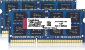 RRP £80 Set of 4 x DDR3 / DDR3L 16GB Kit (8GBx2) Laptop RAM