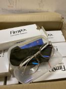 RRP £50 Set of 2 x Firmoo Blue Light Blocking Reading Glasses Women Men, Anti UV Glare Blue Light