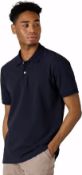 RRP £19.99 LAPASA Men's Polo Shirt Pure Cotton Fabric Relaxed in Fit M Heather, Medium