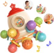 RRP £90 Set of 9 x VATOS Montessori Sensory Toys, Baby Teething Teether Toys for 3-6+ Months, Baby