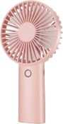 RRP £60 Set of 4 x YunTuo Handheld Fan Rechargeable Battery Powered with 4400 mAh Portable, 3 Speeds