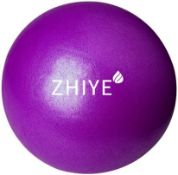 RRP £50 Set of 10 x ZHIYE Pilates Yoga Ball Exercise Ball Core Fitness Bender, Yoga, Stability,