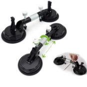 HIGHTOP 2PCS 6Inch Adjustable Stone Seam Setter Suction Cup Suckers Clamps Lifter for Granite