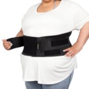 RRP £120 Set of 4 x BraceUP Plus Size Back Brace for Woman and Man - 3XL to 5XL Extra Large Lower