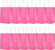 Lot of 10 x INTMALTE 15 Pcs Paper Party Bags With Handles Colorful Paper Gifts Bags