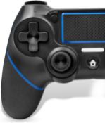 Emonoo Black Wireless PS4 Controller for Gamer Professional GamePad for PS4 Playstation Gaming