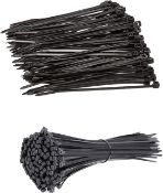RRP £90, Set of 30 x 100-Pieces Self Locking Industrial Nylon Cable Ties with 18lb Tensile