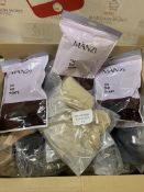 Approx RRP £250, Collection of MANZI Women's Tights, 22 Packs