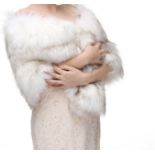 RRP £90 Set of 6 x Keivvsh Wedding Women Faux Fox Fur Wraps Shawls Stoles Cape Shrug for Bridal