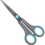 RRP £40 Set of 10 x Asdirne Teflon Coating Scissors, Stainless Steel Blades, Soft Grip Handle