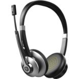 RRP £39.99 Earbay Bluetooth Headset, Wireless Headset with Mic Noise Canceling, Stereo PC Headphones