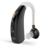 RRP £49.99 Britzgo Rechargeable Hearing Amplifiers with Noise Reduction for The Elderly
